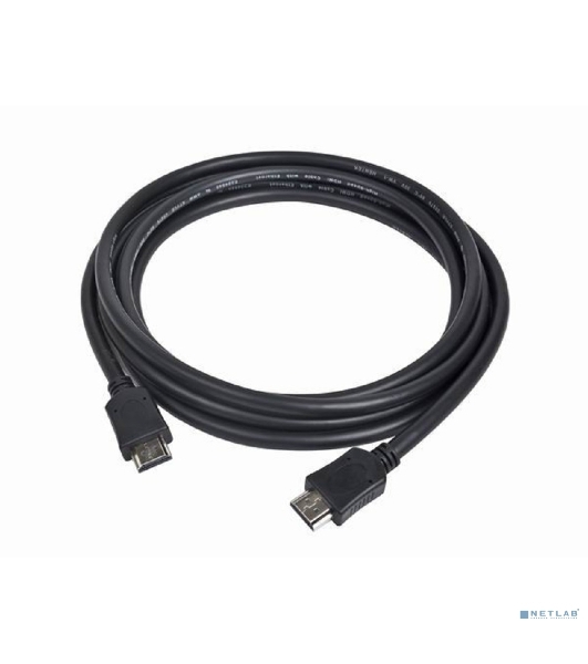 Кабель Cablexpert HDMI CC-HDMI4-20M, 19M/19M, v2.0, медь, позол.разъемы, экран, 20м, черный, пакет
