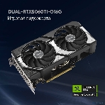 Видеокарта ASUS GeForce RTX 5060 Ti Dual OC , NVIDIA RTX 5060 Ti, 16 ГБ GDDR7, 128 бит, PCI-e 5.0, 1xHDMI, 3xDP, 2632 МГц, фото8