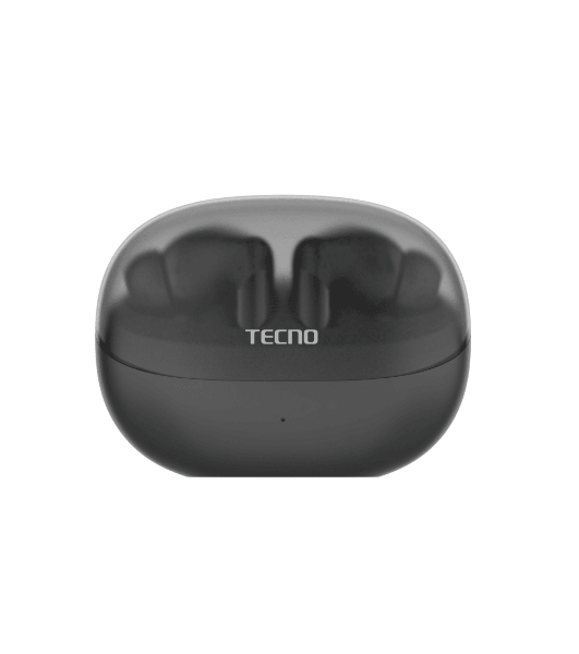 Наушники TWS Tecno Buds 4 черный, внутриканальные, Bluetooth, до 6 ч