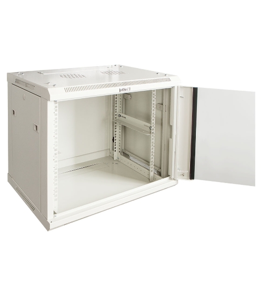 Шкаф настенный серии Pro, 6U 600x600, стеклянная дверь