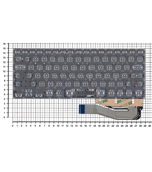 Клавиатура для ноутбука Asus VivoBook Flip 14 TP401N черная