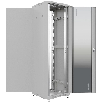 Шкаф коммутационный NTSS Премиум (NTSS-R18U6060GS) напольный 18U 600x600 мм пер. дв. стекл металл 900 кг серый 510 мм 903 мм IP20, фото7