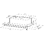 Вытяжка Krona KAMILLA slim 600 white (2 мотора) кухоннаяВстраиваемая; Дизайн: Классический; Режимы работы: Отвод+Циркуляция; Тип управления: Кнопочный; Кол-во скоростей: 3; Тип подсветки: Лампа накаливания; Кол-во ламп: 2; Жиропоглощающий фильтр: есть; Производительность: 550; Потребляемая мощность: 200., фото2
