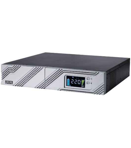 Источник бесперебойного питания Powercom Smart King RT SRT-2000A LCD 1800Вт 2000ВА черный