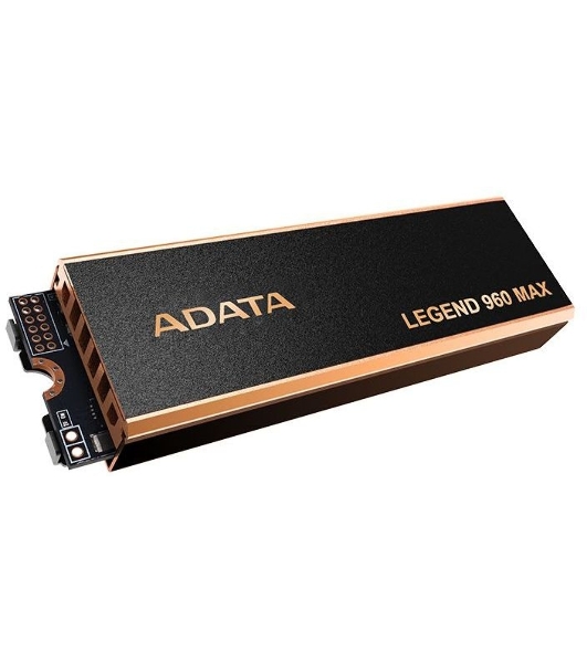 Накопитель SSD ADATA LEGEND 960 MAX, 1Tb, PCIe 4.0 x4, M.2 2280, NVMe, R/W 7400/6000, с радиатором