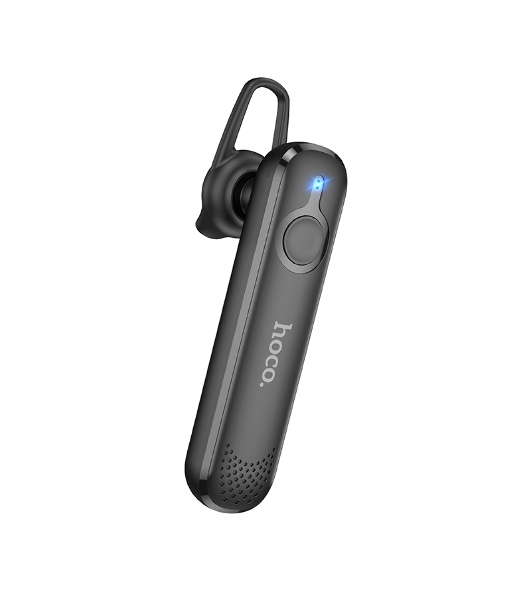 Моно-гарнитура Hoco E63 черный, внутриканальный (моно), Bluetooth, заушное крепление, до 10 ч