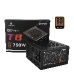 Блок питания Thermalright TR-TB750S, 750W 80 PLUS Bronze, (ATX, 3, PCIe 5.0, Non-modular, 1x24(20+4)pin 550мм, 1xCPU*2 8(4+4)pin 600+150мм, 1xPCIe*2 8(6+2)pin 500+150мм, 1x12VHPWR PCIe 5.0 12+4pin 600мм, 1xSATA*3+MOLEX4pin*1 400+150+150+150мм, 1xSATA*2+MOLEX4pin*2 400+150+150+150мм, Active, 120x120мм, 150x140x86mm, APFC, ), фото6