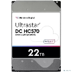 Жесткий диск серверный Western Digital 3.5'; 22Tb Ultrastar DC HC570 (WUH722222ALE6L4) SATA 6Gb/s, 7200rpm, 512MB, 4k/512e, Helium, Bulk, фото7