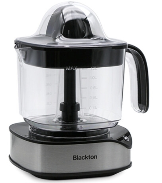 Соковыжималка Blackton Bt J1113 черный/стальной, цитрусовая, 40 Вт, 1200 мл, механическое