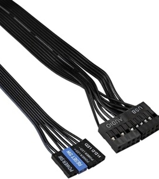 Компьютерный корпус Minitower ExeGate EX286425RUS BA-309-400W-8 (mATX, БП AA400 с вент. 8см, 2хUSB, HD аудио, черный)