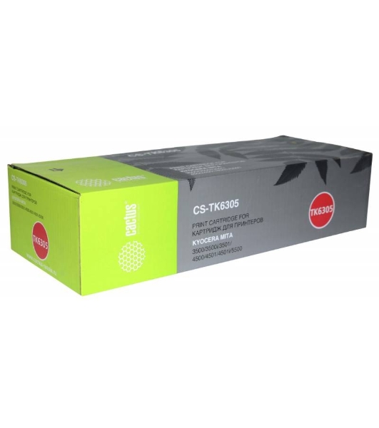 Картридж лазерный Cactus CS-TK6305 черный (35000 стр.) для Kyocera Mita TASKalfa 3500/3501/4500/4501/5500/5501/3500i/3501i/4500i/4501i/5500i/5501i