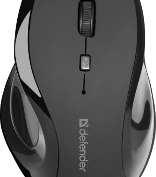 Мышь беспроводная Defender Accura MM-295 черный, 1600 dpi, радиоканал, USB, кнопки - 6