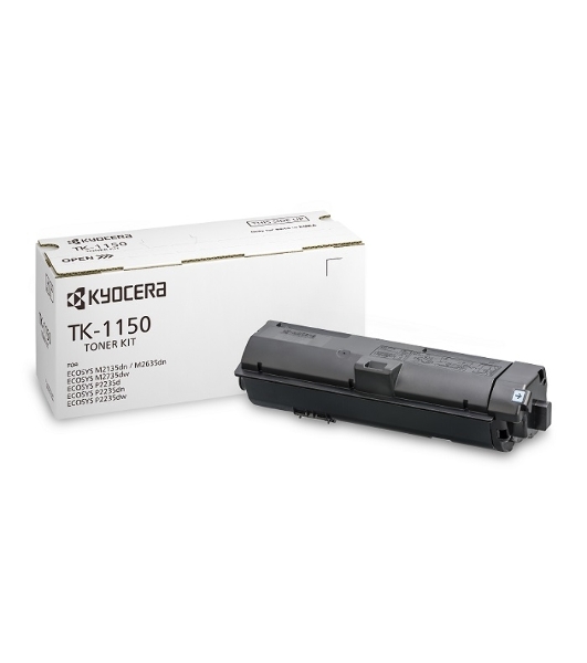Картридж лазерный Kyocera TK-1150 (1T02RV0NL0) черный для M2135dn/M2635dn/M2735dw, P2235dn/P2235dw 3000 стр.