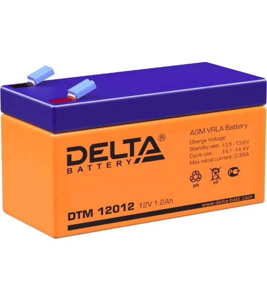 Батарея для ИБП Delta DTM 12012 (12V 1.2Ah)