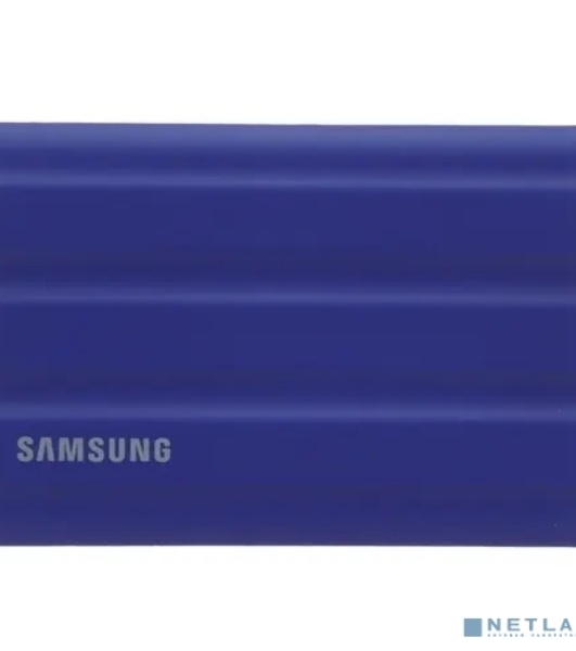 Внешний SSD Samsung T7 Shield, 1TB, USB 3.2 Gen 2 Type-C, R/W 1050/1000, синий