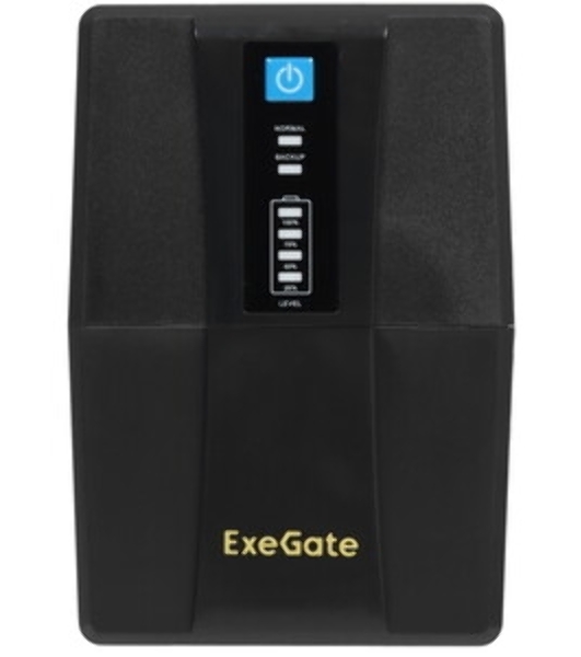 Источник бесперебойного питания ExeGate EX292764RUS SpecialPro UNB-600.LED.AVR.2SH.RJ.USB 600VA/360W, LED, AVR, 2*Schuko, RJ45/11, USB, черный