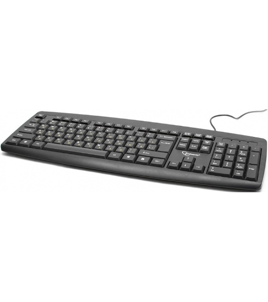 Клавиатура проводная Gembird KB-8351U-BL, USB, черный