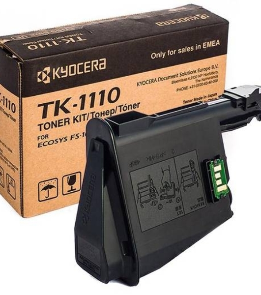 Картридж лазерный Kyocera TK-1110 (1T02M50NX0/1T02M50NX1) черный для FS-1040/FS-1060DN/FS-1020MFP/FS-1025MFP/FS-1120MFP/FS-1125MFP 2500 стр.
