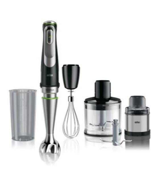 Блендер погружной Braun Multiquick 9 MQ9138Xl черный, 1200 Вт, плавная регулировка, турбо