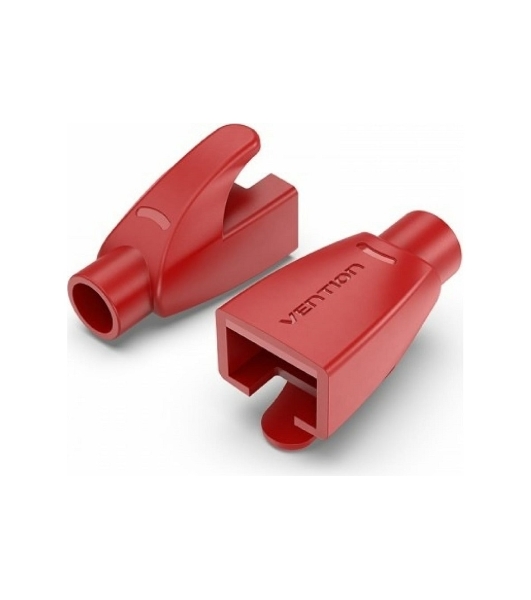 Колпачки изолирующие Vention для разъемов RJ-45 (50 шт.) красный