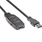 Кабель-адаптер USB3.0-repeater, удлинительный активный Am-->Af 15м QUST/qust, фото15