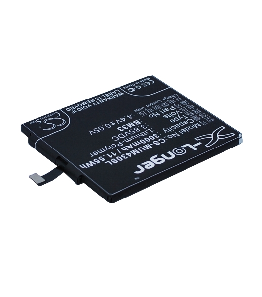 Аккумулятор CameronSino CS-MUM430SL BM33 для Xiaomi Mi4i 3.85V, 3000mAh, 11.55Wh