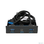 Планка на переднюю панель Gembird FP3.5-USB3-2A-HDA, USB, 2xUSB-A 3.0 + 1xJack 3.5мм, 3.5', фото10