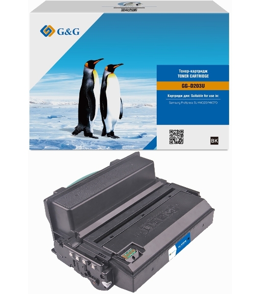 Картридж лазерный G&G GG-D203U черный (15000стр.) для Samsung ProXpress M4020/M4070