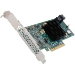 RAID-контроллер Broadcom LSI MegaRAID SAS 9341-4i SGL (LSI00419/05-26105-00(H) PCIe 3.0 x8 LP, SAS/SATA 12G, RAID 0,1,5,10,50, 4port(1хint SFF8643), 3008ROC, 5,, фото3