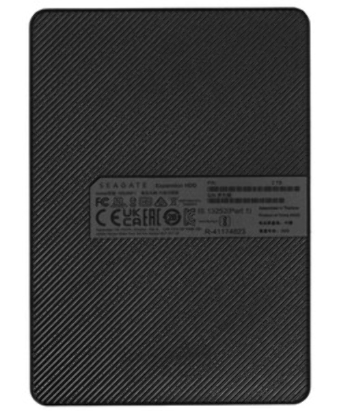 Внешний HDD 2.5' Seagate Expansion, 2TB, USB 3.2 Gen 1 Type-A, 5400 rpm, черный