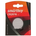 Батарейка Smartbuy CR2016/1B (12/720) (SBBL-2016-1B) (1 шт. в уп-ке), фото3