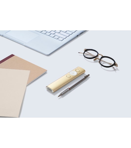 Презентер беспроводной Logitech Spotlight золотистый, радиоканал, USB, кнопки - 3