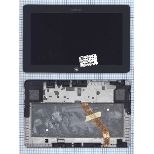 Модуль (матрица + тачскрин) для Samsung ATIV Tab GT-P8510 черный с рамкой
