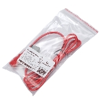 Кабель питания Cablexpert PC-189-VDE-R-1.8M, C13-С14, 3x0.75мм2, 10A, с заземлением, медь, 1.8м, красный, пакет, фото 1