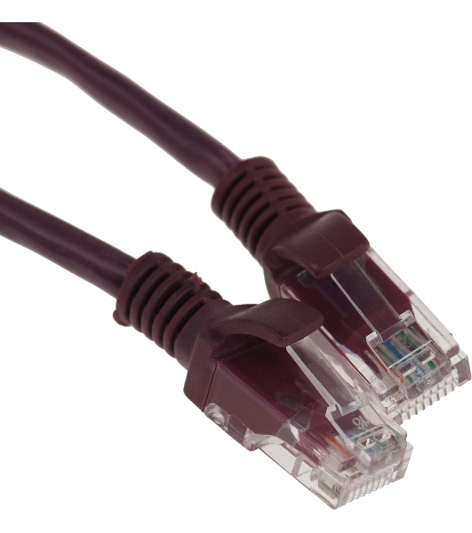 Патч-корд UTP Cablexpert cat.5e, 3м, литой, многожильный, фиолетовый