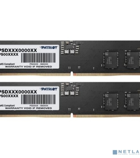 Оперативная память Patriot Signature, DDR5, 32GB (2x16 GB), 4800 MHz, CL40, DIMM