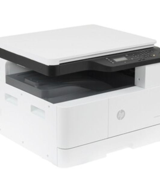 МФУ лазерное HP LaserJet MFP M438n (8AF43A), A3, ч/б, печ. до 22 стр/мин. (А4) до 12 стр/мин. (А3), 1200 x 1200 dpi (печать), 600x600dpi (скан.), USB, RJ-45