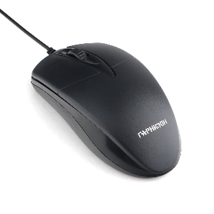 Мышь проводная Гарнизон GM-220XL черный, 1000 dpi, USB, кнопки - 3