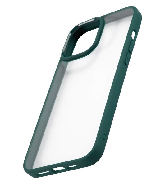 Чехол для Apple iPhone 13 Pro Max Usams US-BH771 прозрачный/зеленый (УТ000028123)