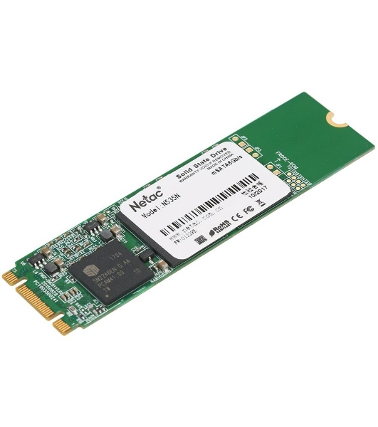 Накопитель SSD Netac N535N, 128Gb, M.2 2280, SATA-III, R/W 510/440