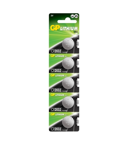 Элементы питания GP Lithium CR2032 (5шт)