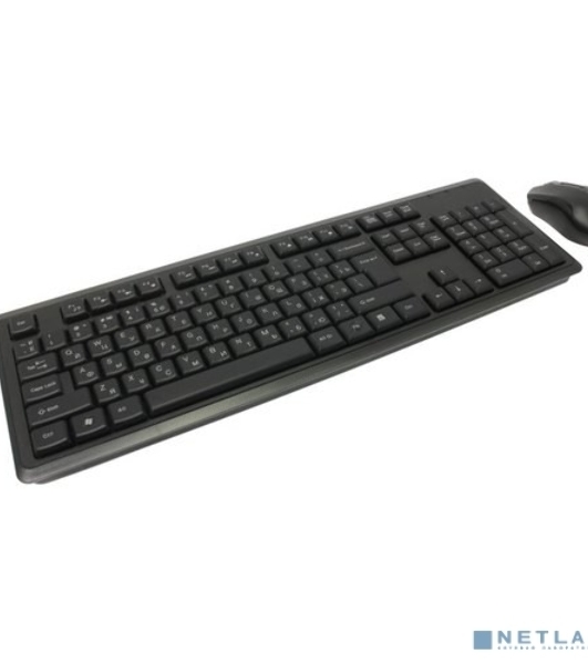 Комплект клавиатура+мышь A4Tech 4200N беспроводной, USB, 1000 DPI, чёрный