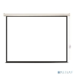 Экран с электроприводом Lumien Eco Control 203x203 см (раб. область 197х197 см) Matte White черная кайма по периметру 1:1, фото3
