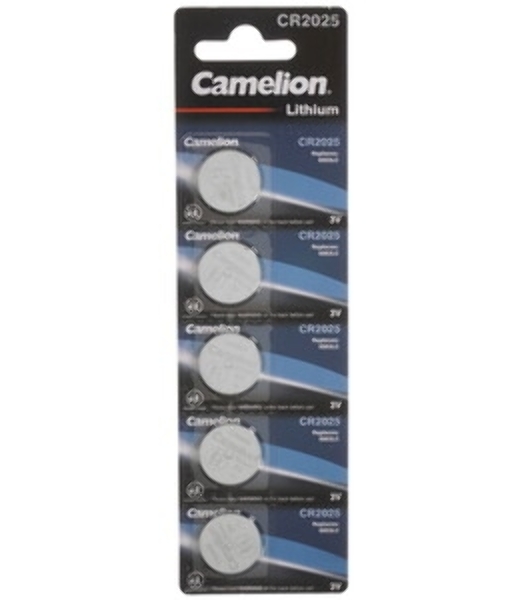 Элемент питания литиевый Camelion CR CR2025 BL-5 (блист.5шт)