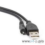 Кабель Gembird/Cablexpert AM/DC 2,5мм 5V 2A (для планшетов Android), 0.7м, экран, черный, пакет, фото2