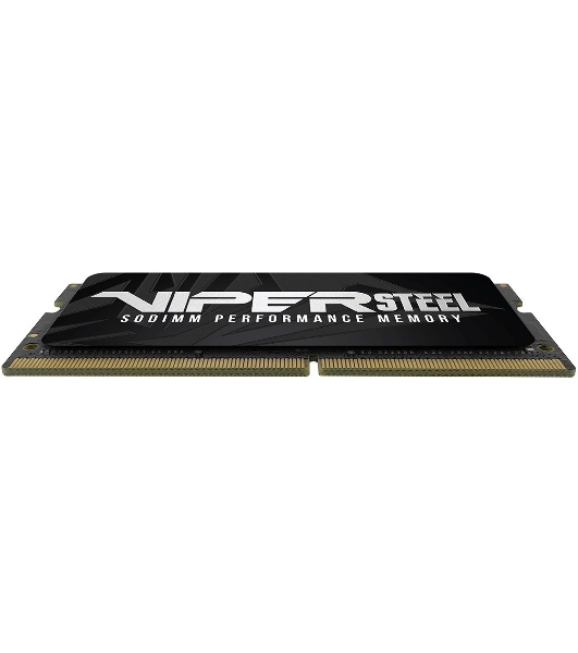 Оперативная память Patriot Steel Series, DDR4, 16GB (1x16 GB), 3200 MHz, CL22, радиатор, черный, SO-DIMM