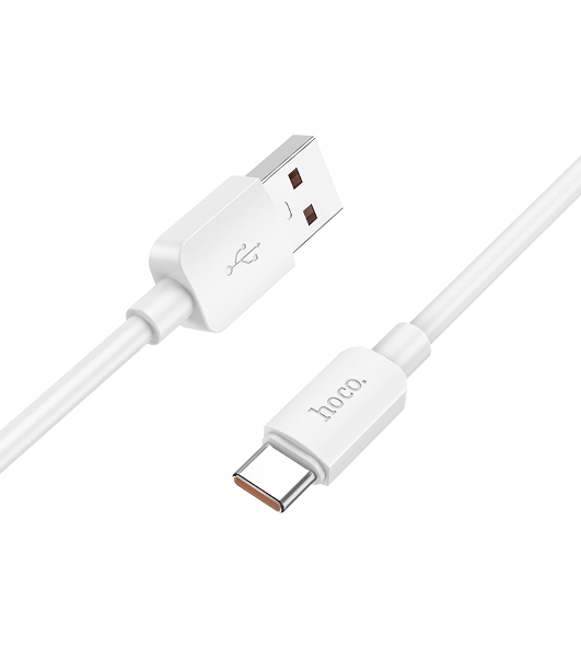 Кабель USB2.0 Hoco AM/Type-C, 6A, X96, 1м, белый, коробка