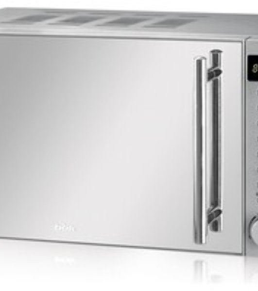 Микроволновая печь BBK 20MWG-733T/BS-M серебристый, 20 л, 700 Вт, переключатели - тактовый механизм, кнопки