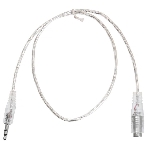 Кабель-удлинитель аудио Buro Jack/Plug 3.5мм (f) 1м. прозрачный, фото3