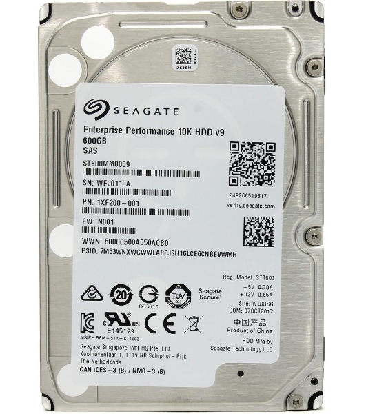 Жесткий диск Seagate SAS2.5' 600Gb 10000RPM ST600MM0009
